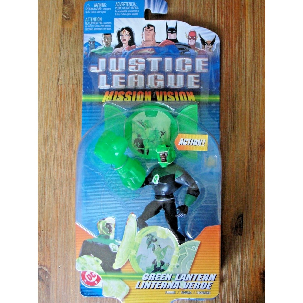 GREEN LANTERN‎ Justice League Mission Vision John Stewart 2003 DC Figure